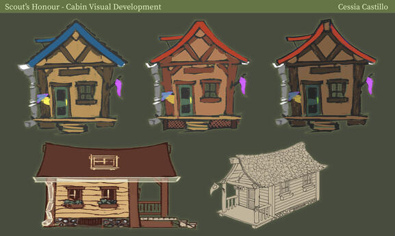 Cabin Concept Art